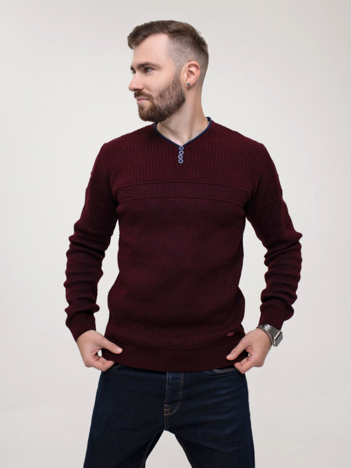 Светри та кардигани ISSA Plus модель GN4-156_burgundy Фото