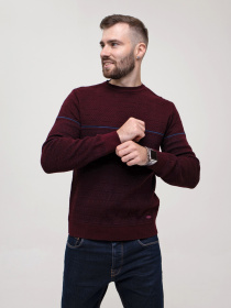 Свитры и кардиганы ISSA Plus модель GN4-157_burgundy Фото