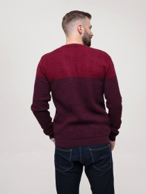 Свитры и кардиганы ISSA Plus модель GN4-159_burgundy Фото