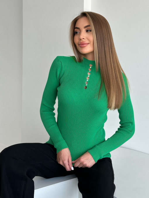 Свитры и кардиганы ISSA Plus модель WN20-550_green Фото