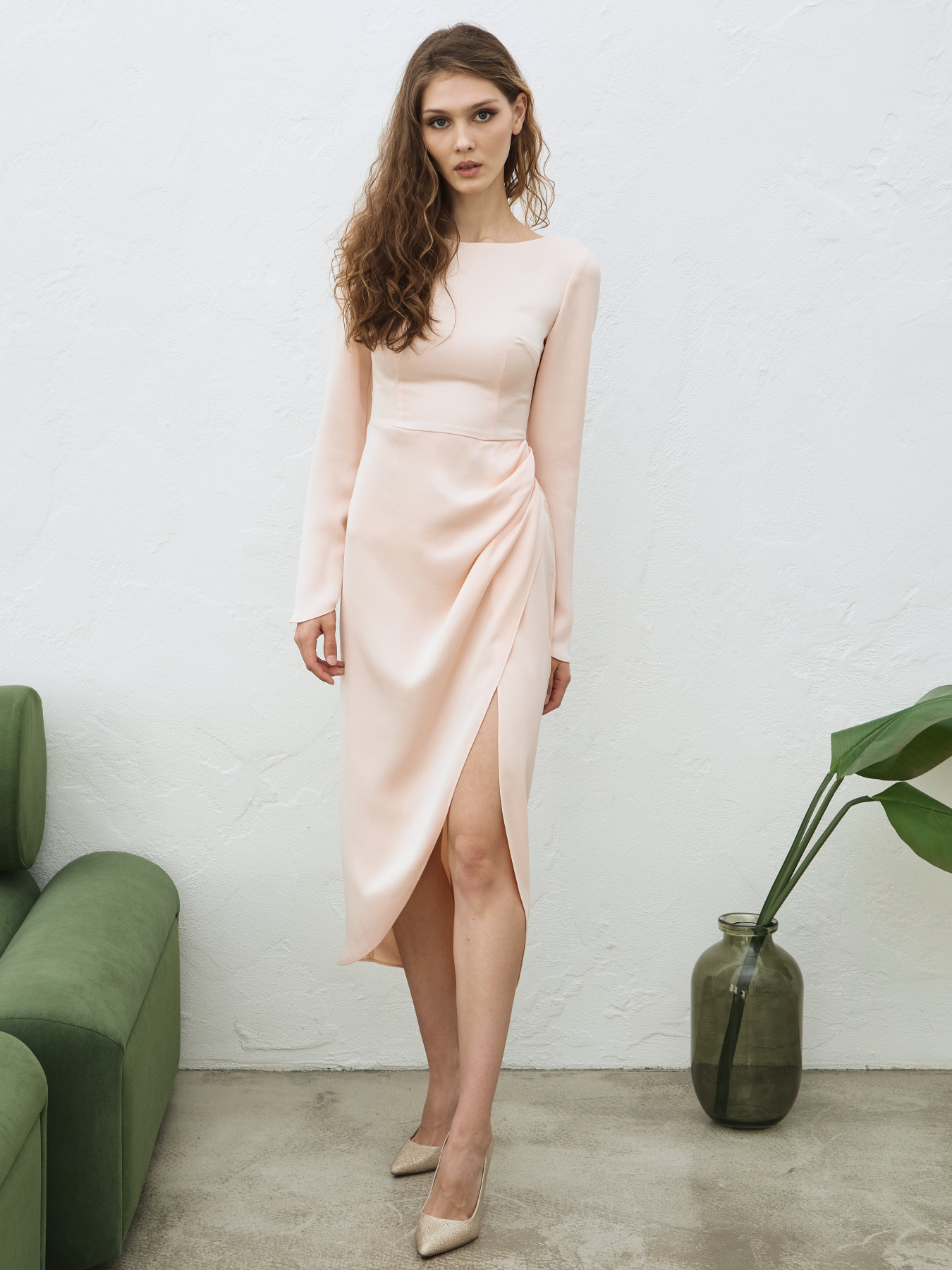 Платья Anais Gose Lady модель dress.midi.lady.pink.004 Фото