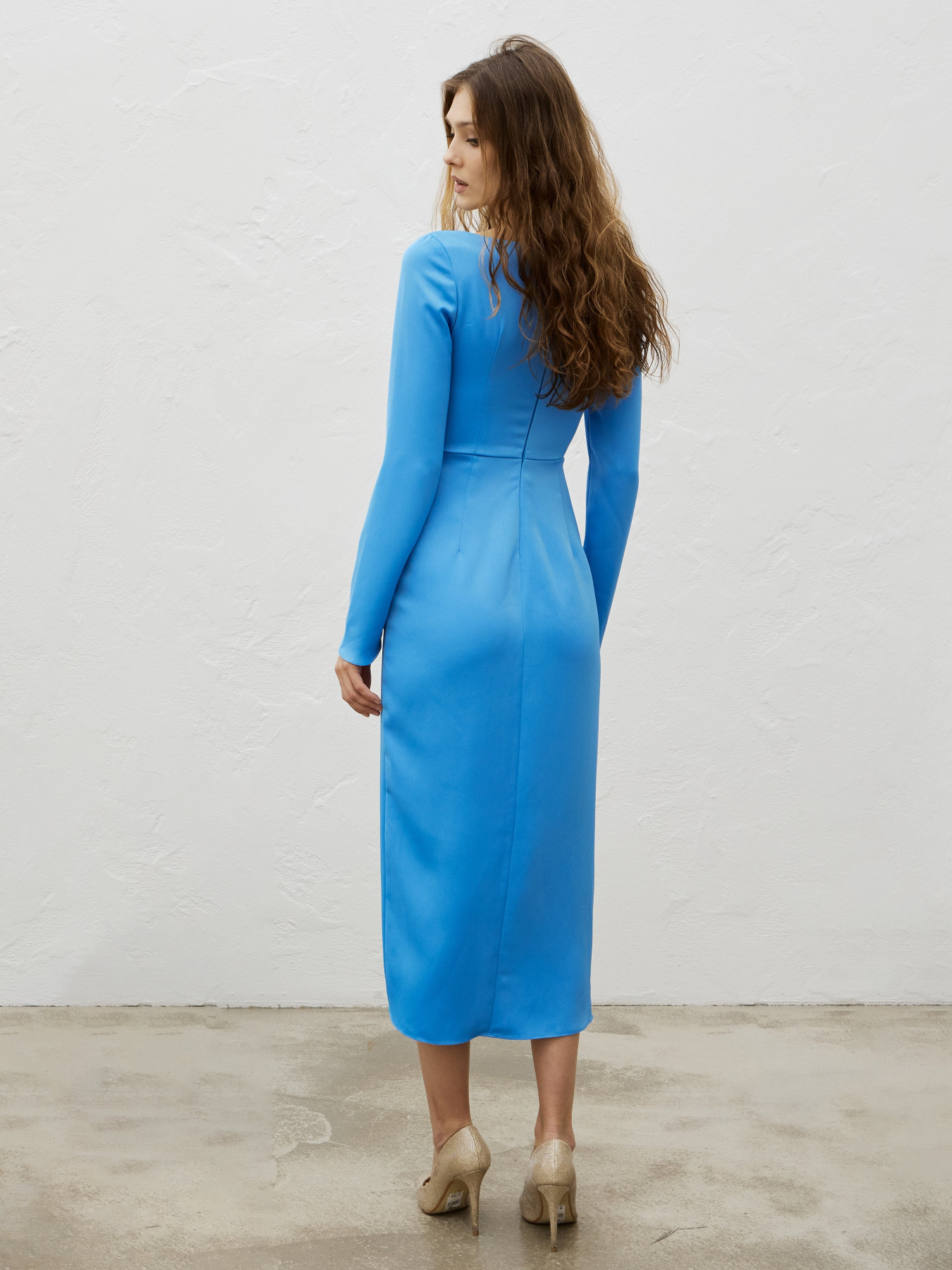 Платья Anais Gose Lady модель dress.midi.lady.blue.005 Фото