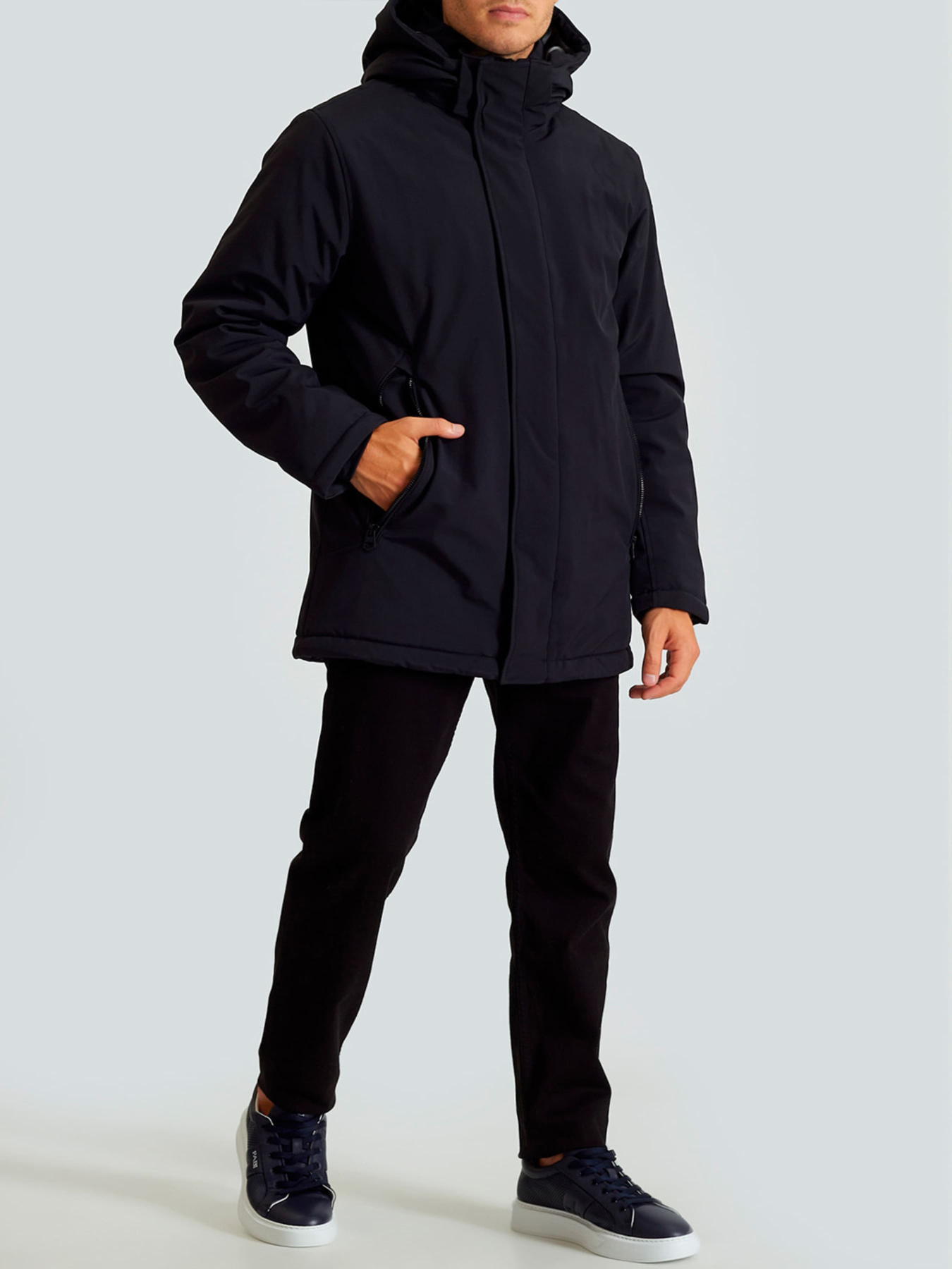 Куртки та дублянки Fred Mello модель FM23W01KU_BLACK Фото
