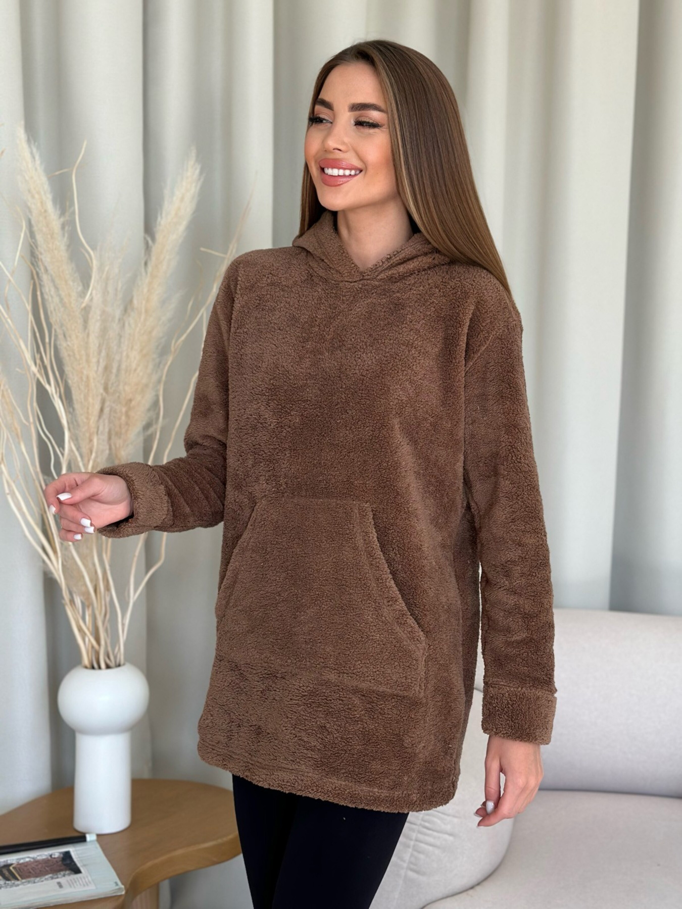 Худи и свитшоты ISSA Plus модель WN20-350_brown Фото
