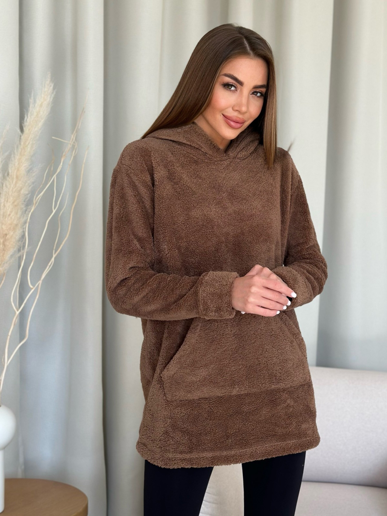 Худи и свитшоты ISSA Plus модель WN20-350_brown Фото