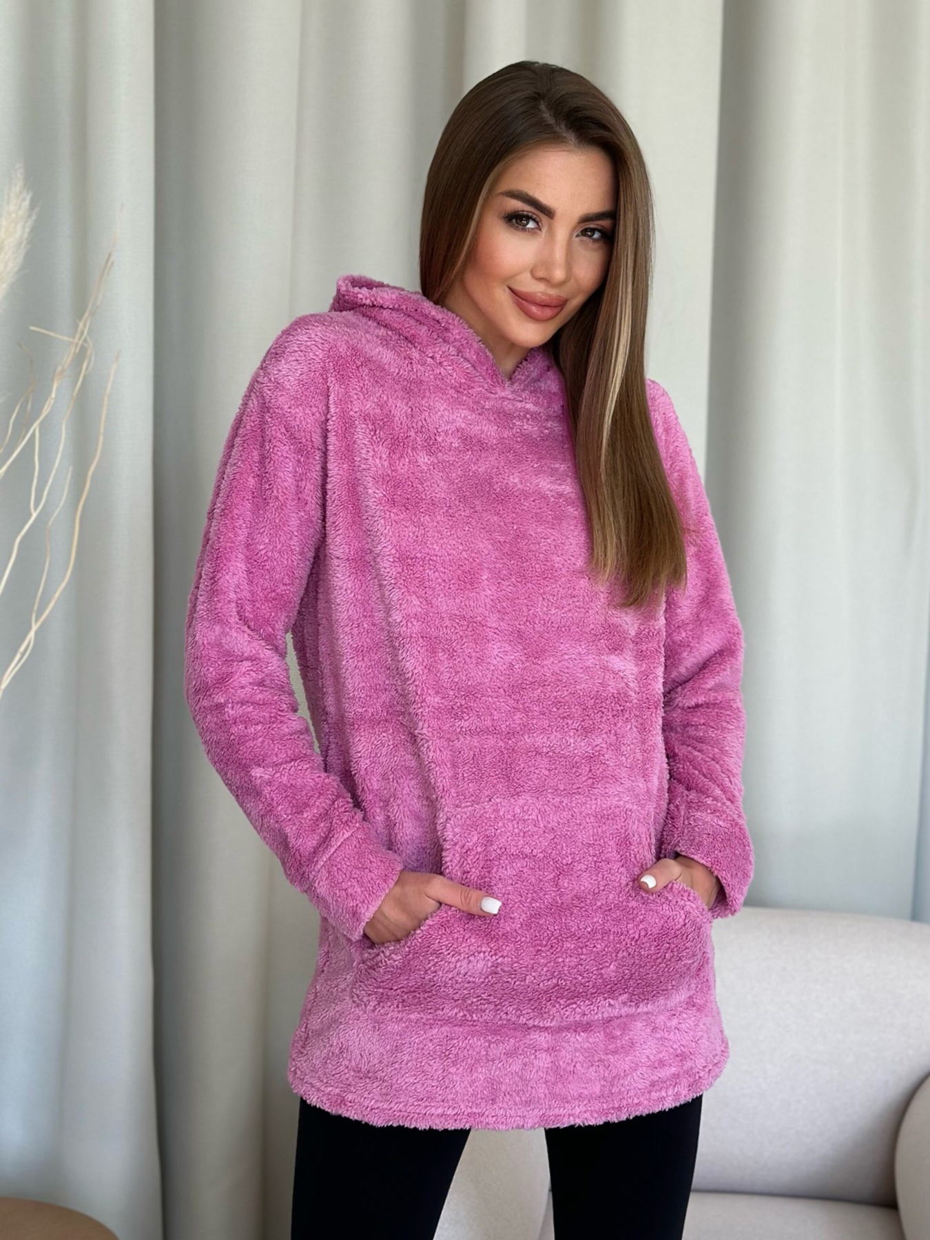 Худи и свитшоты ISSA Plus модель WN20-350_pink Фото