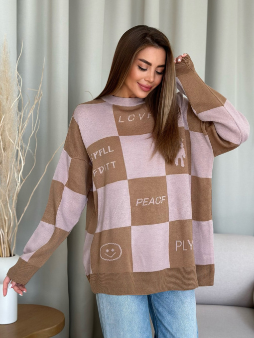 Свитры и кардиганы ISSA Plus модель WN20-556_beige Фото
