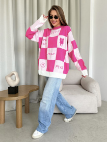 Свитры и кардиганы ISSA Plus модель WN20-556_pink Фото
