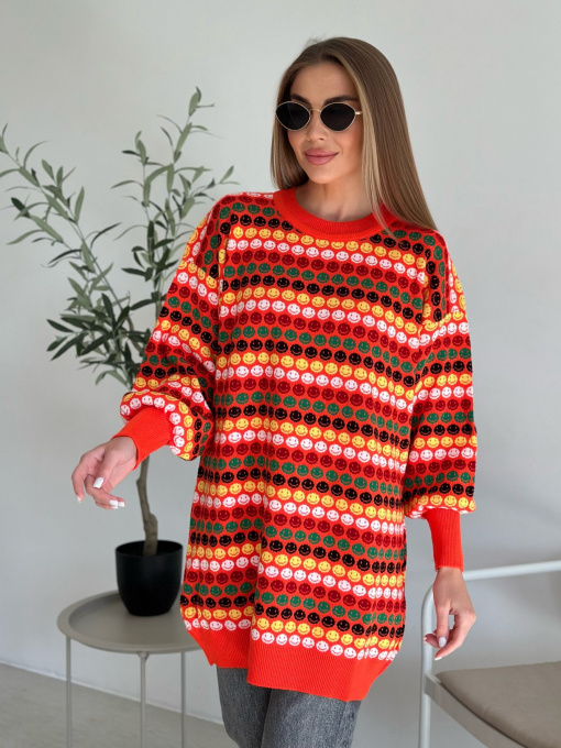 Свитры и кардиганы ISSA Plus модель WN20-557_orange Фото