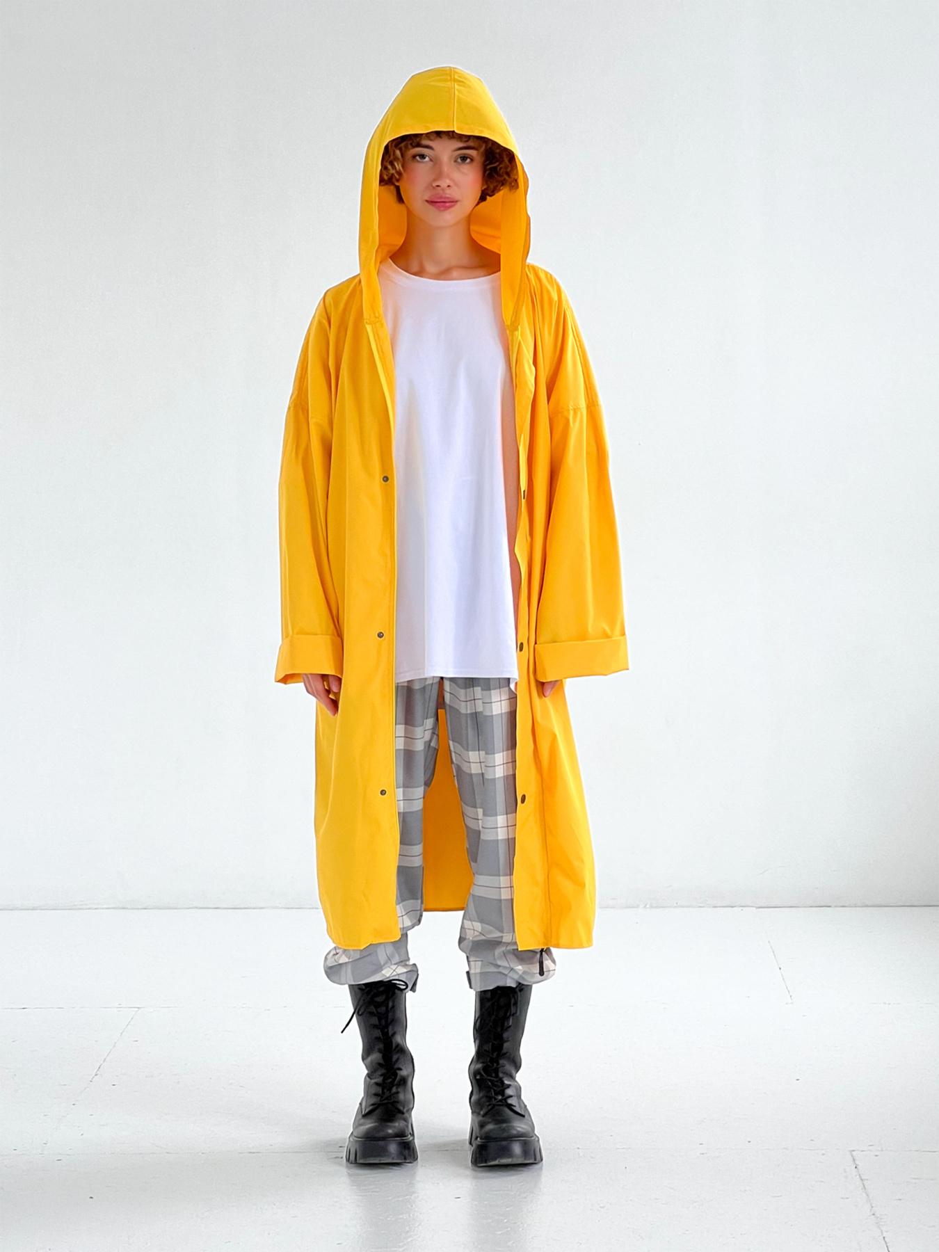 Пальта та плащі IJ модель ij-raincoat-yellow Фото