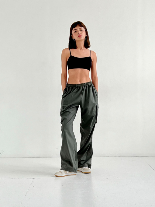 Брюки IJ модель ij-cargo-poplin-shir-haki Фото
