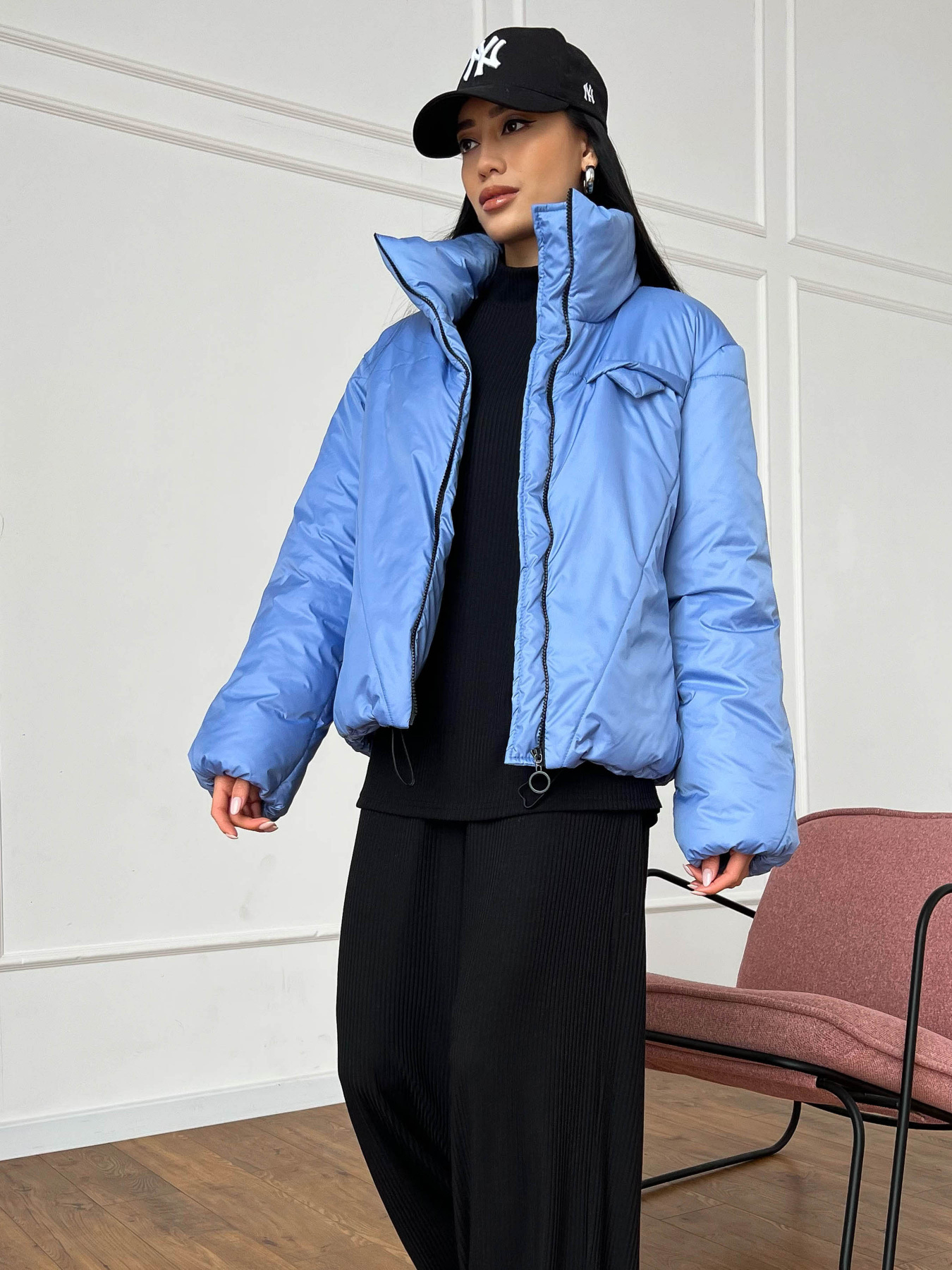 Куртки и дубленки Jadone Fashion модель Demisezonna_kurtka_Siya_bl Фото