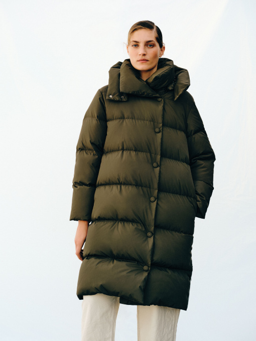 Куртки и дубленки MARCHI модель FW2324-16-KHAKI Фото