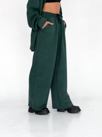 Штани IJ модель ij-pants-wide-zamsh-green Фото