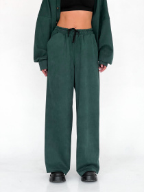 Штани IJ модель ij-pants-wide-zamsh-green Фото