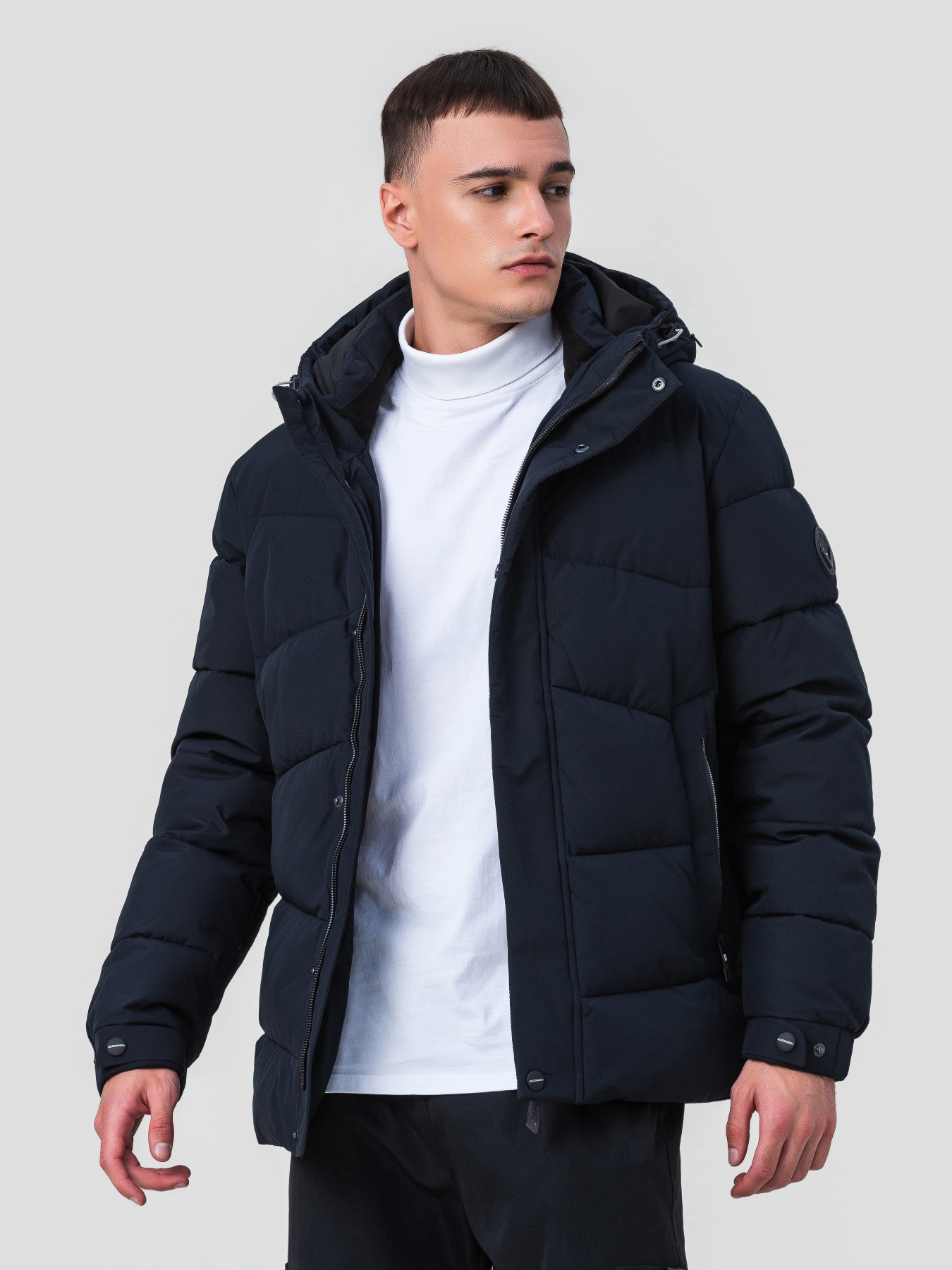 Куртки и дубленки BLACK VINYL модель 23-2227 Фото
