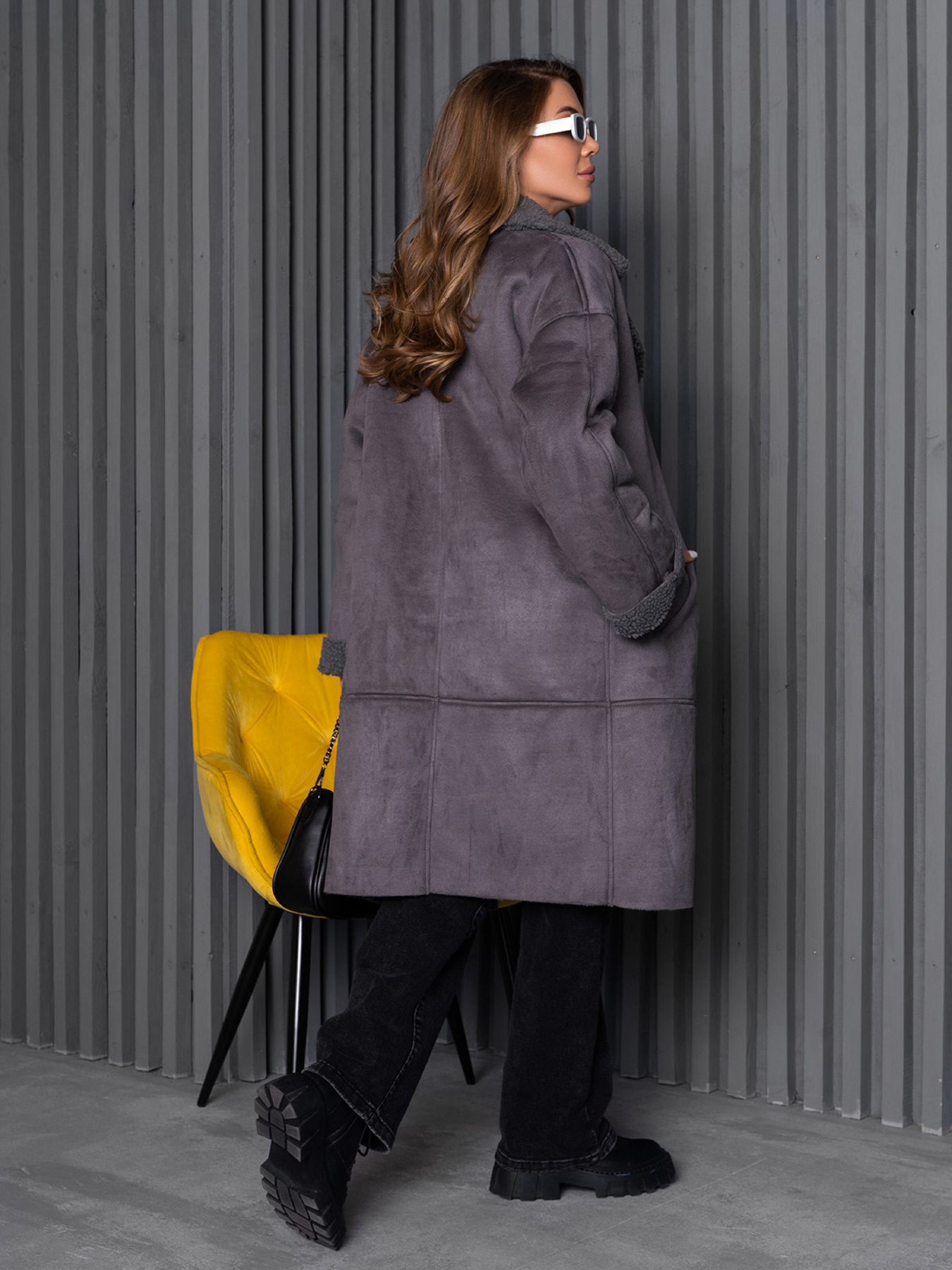 Куртки и дубленки ISSA Plus модель 14263_серый Куртки и дубленки ISSA Plus модель 14263_серый Фото
