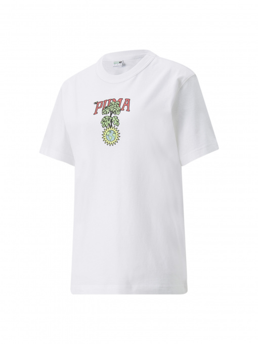 Футболки и поло PUMA Downtown Relaxed Graphic Tee модель 533579 Фото