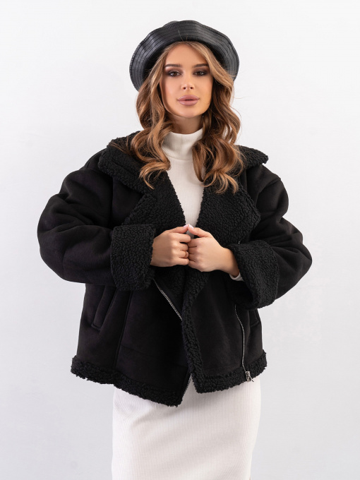 Куртки и дубленки ISSA Plus модель 14272_черный Фото