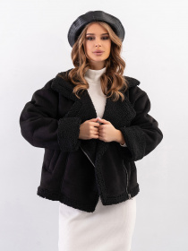 Куртки и дубленки ISSA Plus модель 14272_черный Фото