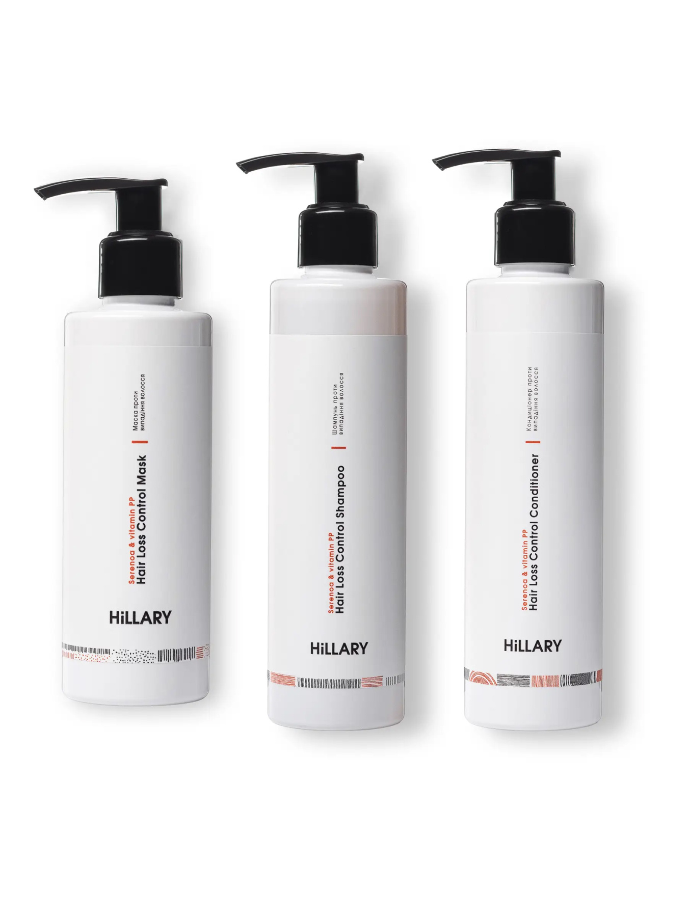 Набір (Шампунь, кондиціонер, маска) Hillary модель HI-11-080 Фото