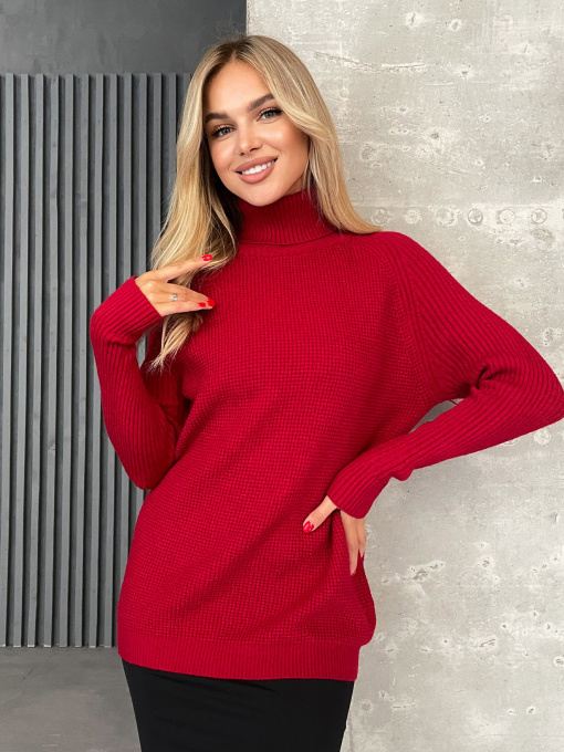 Свитры и кардиганы ISSA Plus модель WN20-573_красный Фото
