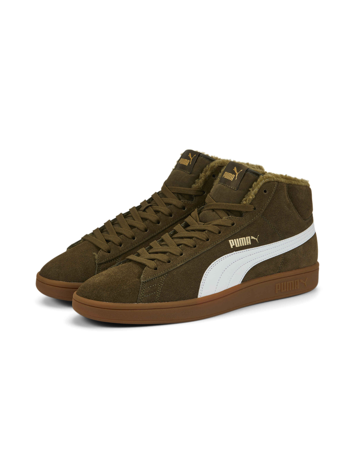 Кеды PUMA Smash V2 Mid Wtr Sd модель 375870 Кеды PUMA Smash V2 Mid Wtr Sd модель 375870 Фото