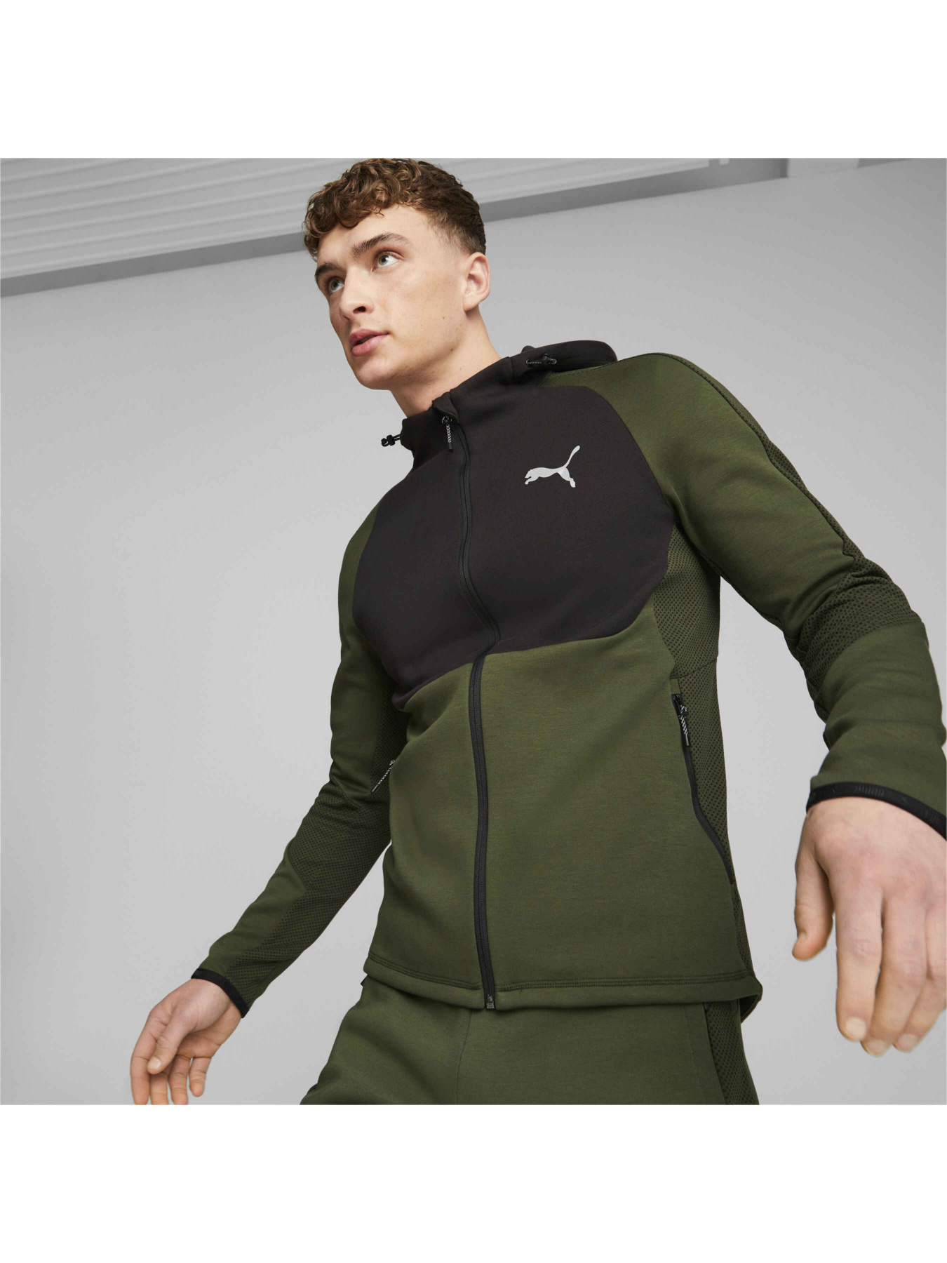 Худи и свитшоты PUMA Evostripe Full-zip Hoodie модель 675930 Худи и свитшоты PUMA Evostripe Full-zip Hoodie модель 675930 Фото
