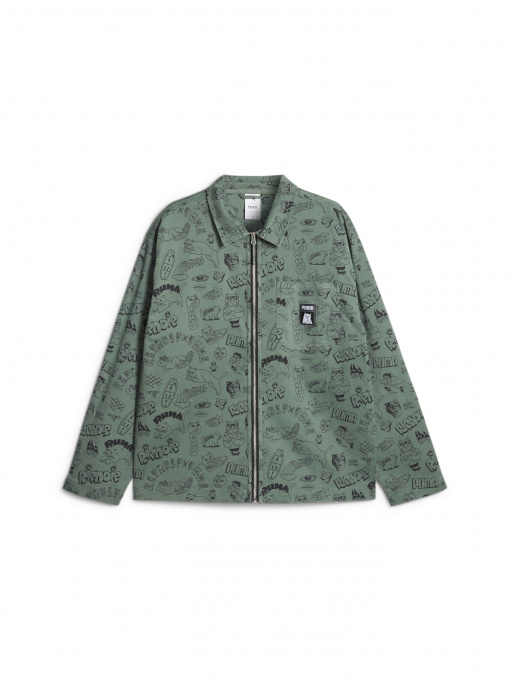 Куртки и дубленки PUMA x Ripndip Twill Shirt модель 622198 Фото