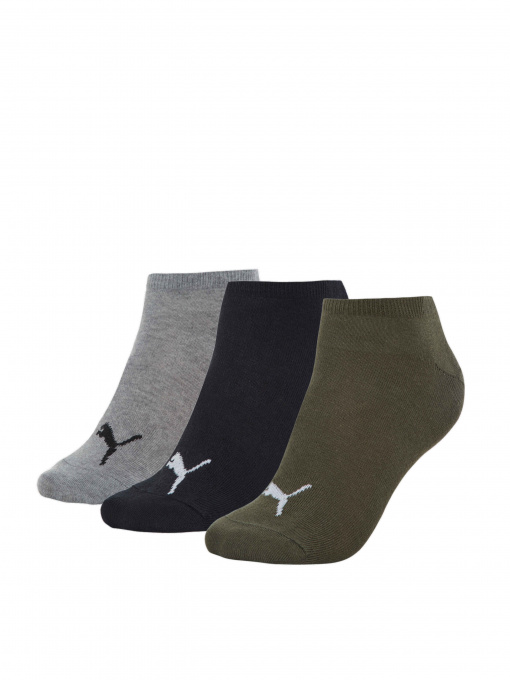 Носки и гольфы PUMA Unisex Sneaker Plain 3p модель 906807 Фото