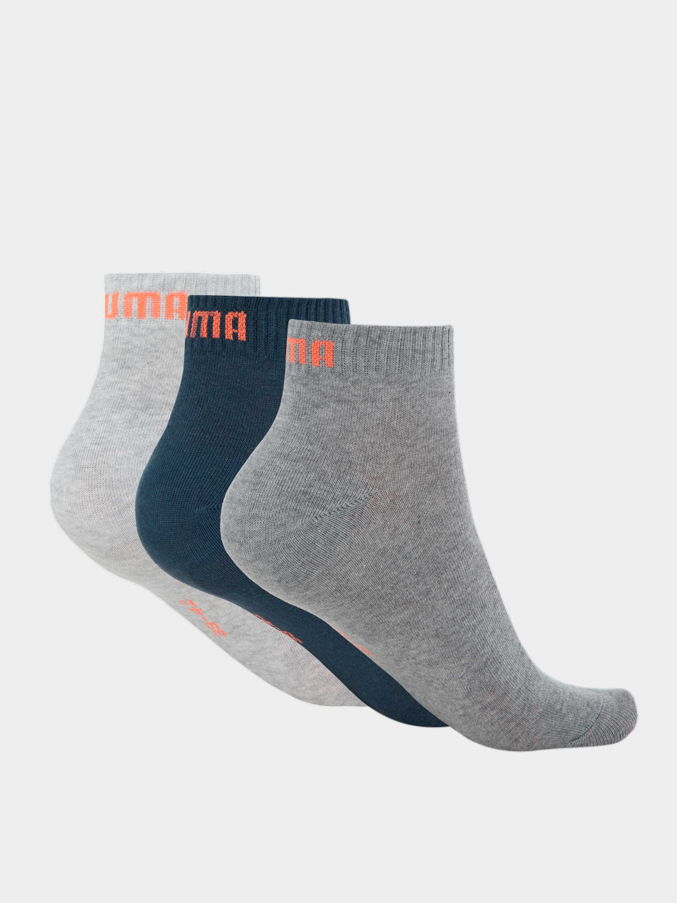 Носки и гольфы PUMA Unisex Quarter Plain 3p модель 906978 Фото