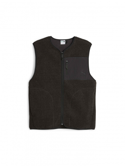 Куртки и дубленки PUMA Classics Sherpa Vest модель 625228 Фото