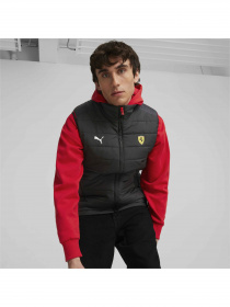 Куртки и дубленки PUMA Ferrari Race Padded Vest модель 620939 Фото