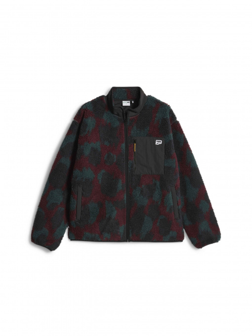 Куртки и дубленки PUMA Downtown Aop Sherpa Jacket модель 621677 Фото