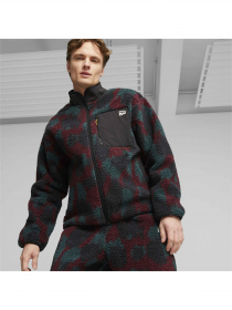Куртки и дубленки PUMA Downtown Aop Sherpa Jacket модель 621677 Фото