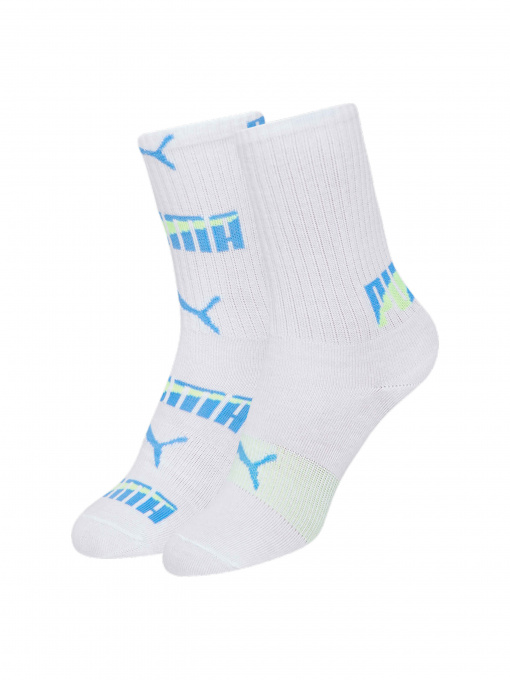 Шкарпетки та гольфи PUMA Kids Multi Logo Crew So модель 938169 Фото