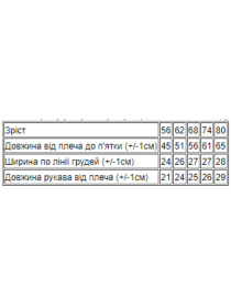Одежда для младенцев Носи своє модель 5032-024-4-pngvn-m-qta Фото