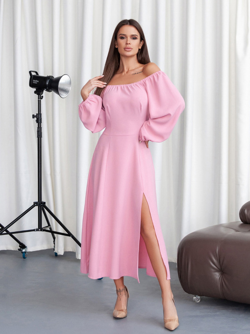 Сукні ISSA Plus модель 14382_розовый Фото