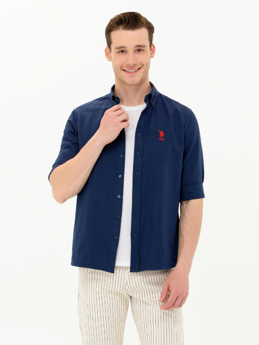 Рубашки US Polo модель USPAINT.1570750.VR033 Фото