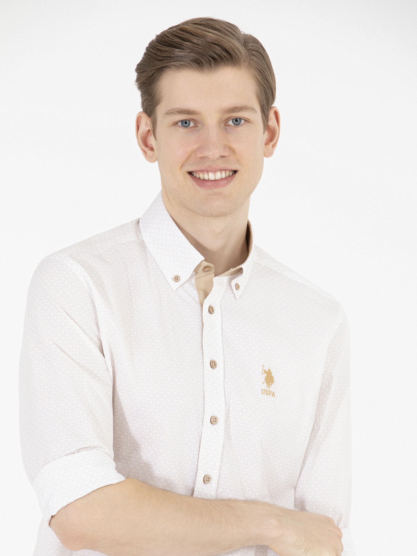 Рубашки US Polo модель G081SZ004.000.1575075.VR015 Фото