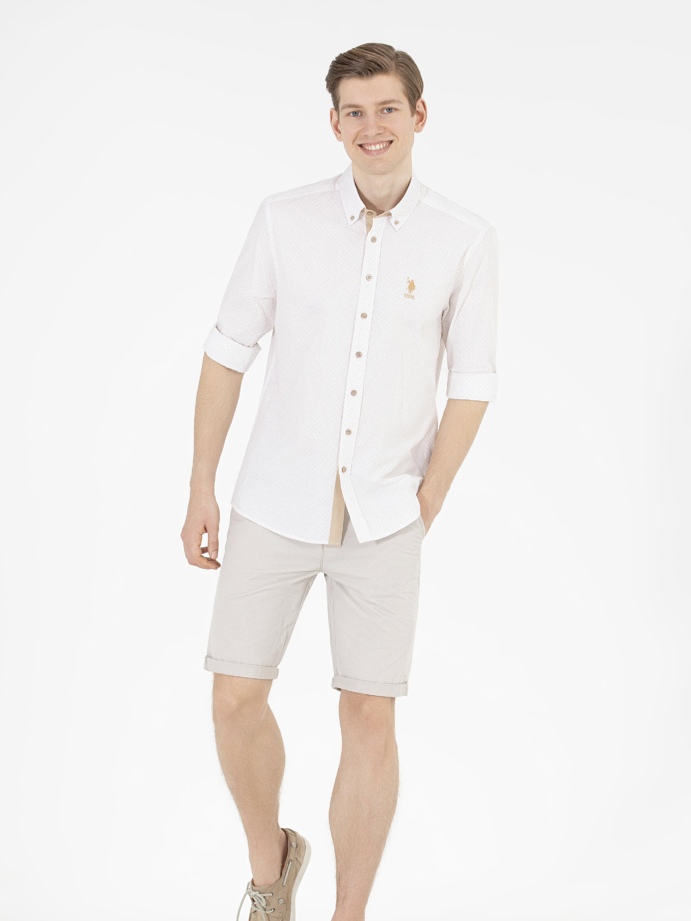 Рубашки US Polo модель G081SZ004.000.1575075.VR015 Фото