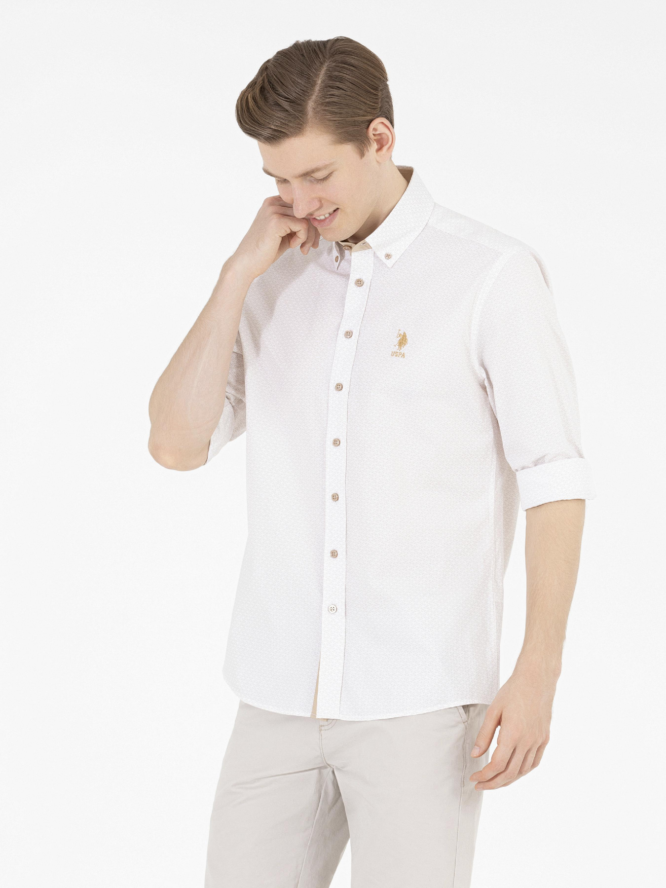Рубашки US Polo модель G081SZ004.000.1575075.VR015 Фото