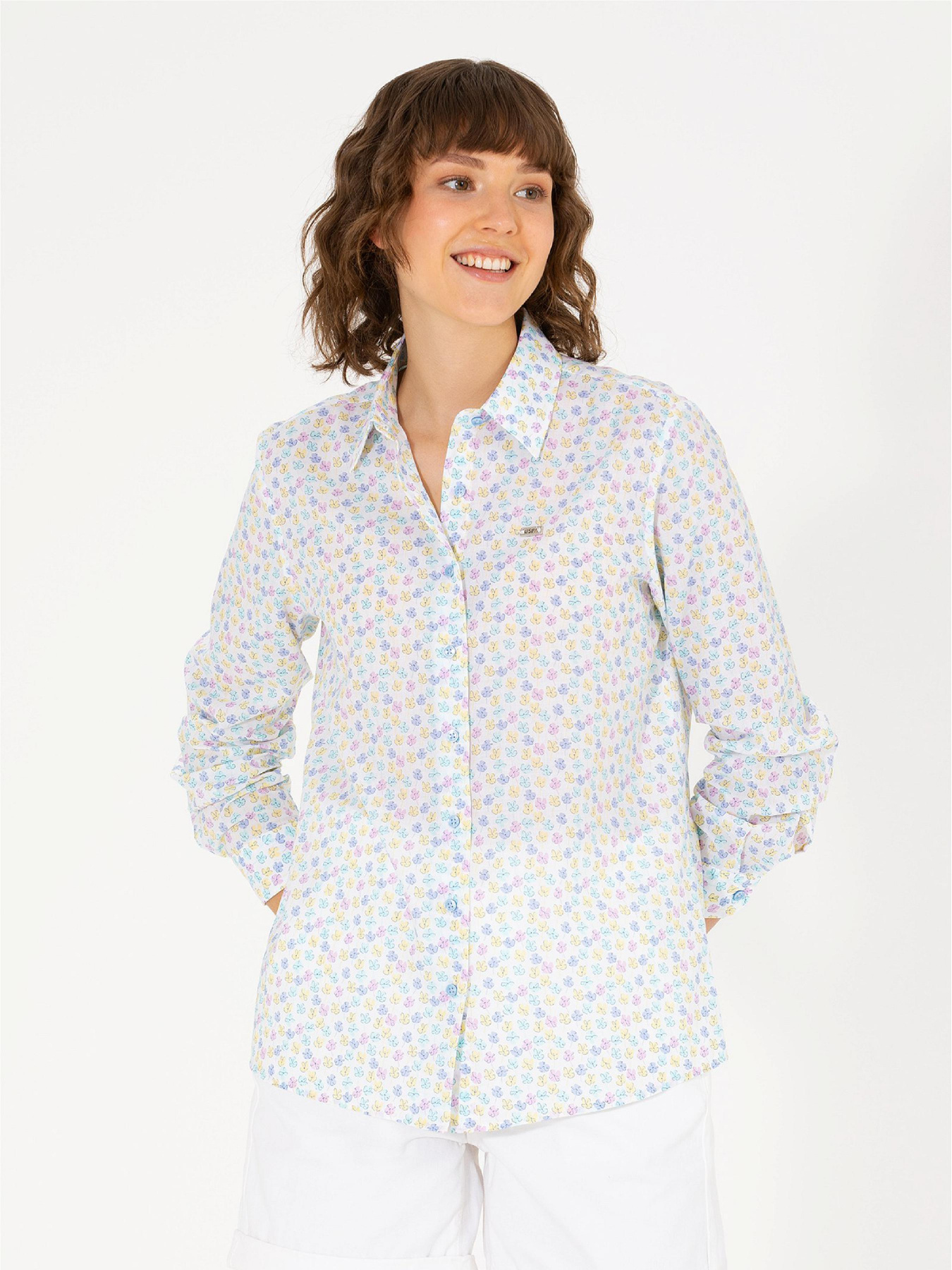 Рубашки US Polo модель G082GL004.000.1618108.VR036 Фото