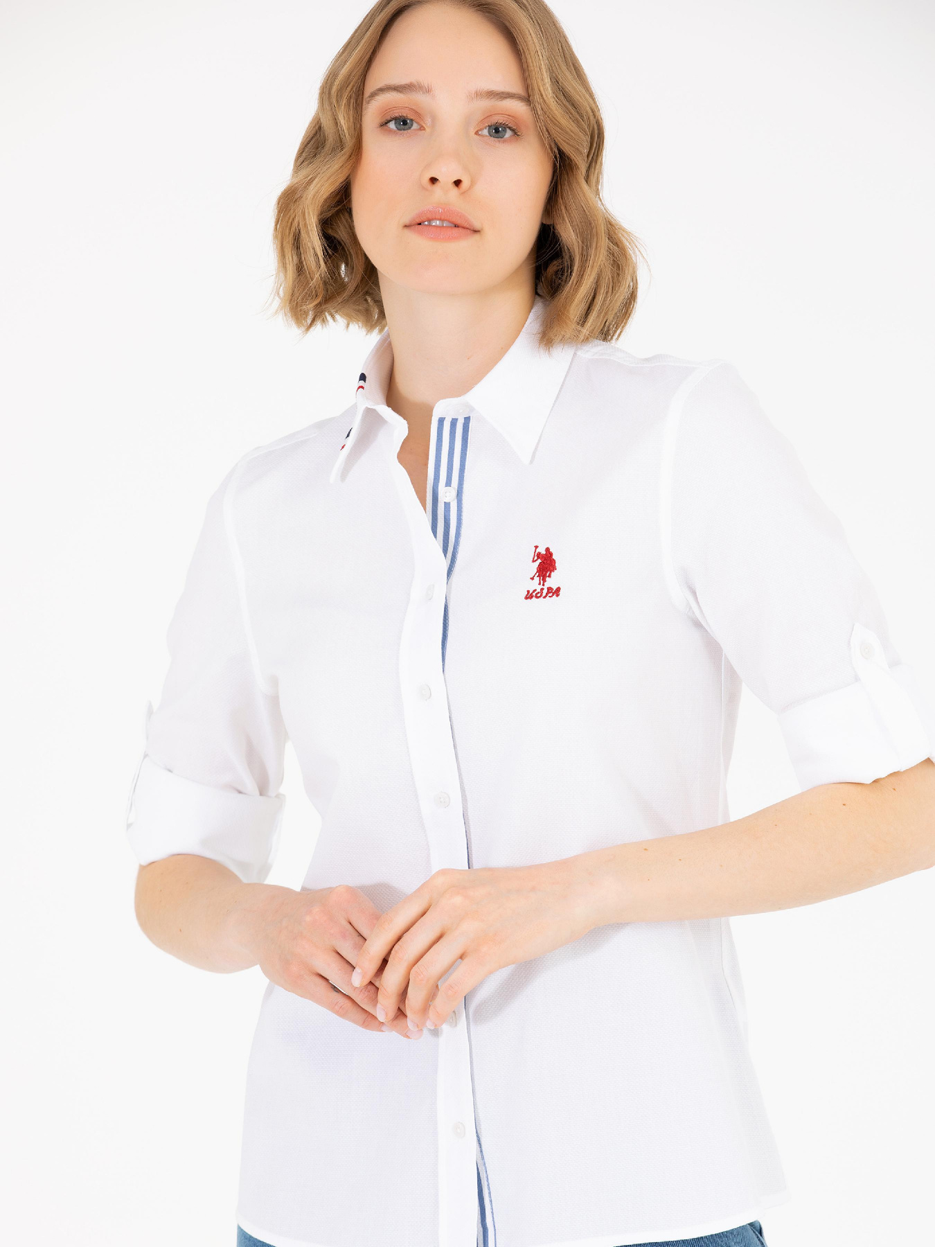 Рубашки US Polo модель G082SZ004.000.1578921.VR013 Фото