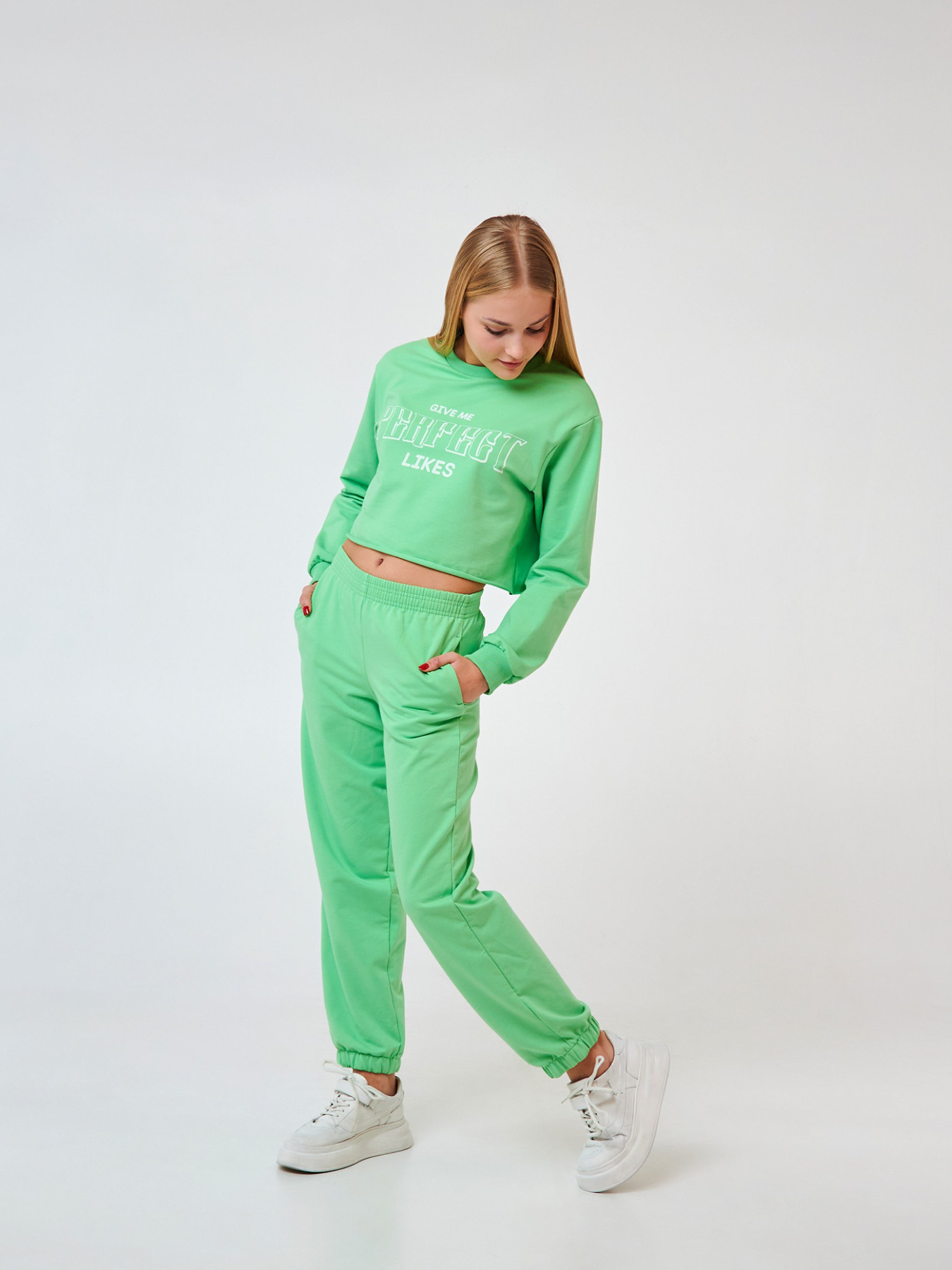Штани SMIL модель smil_115595-mentol Фото