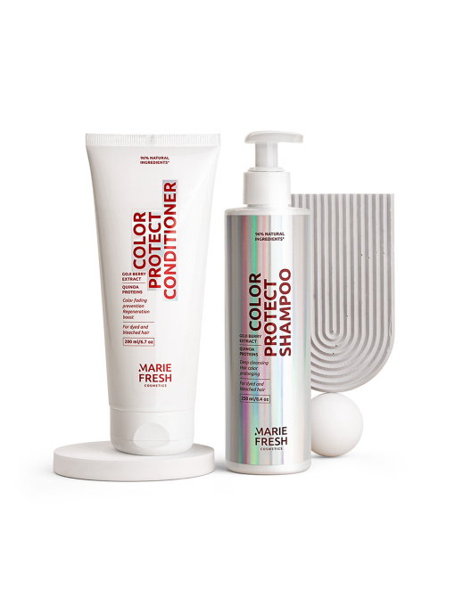 Набір шампунь та кондиціонер для фарбованого волосся MARIE FRESH Cosmetics модель cpk-1-3 Фото