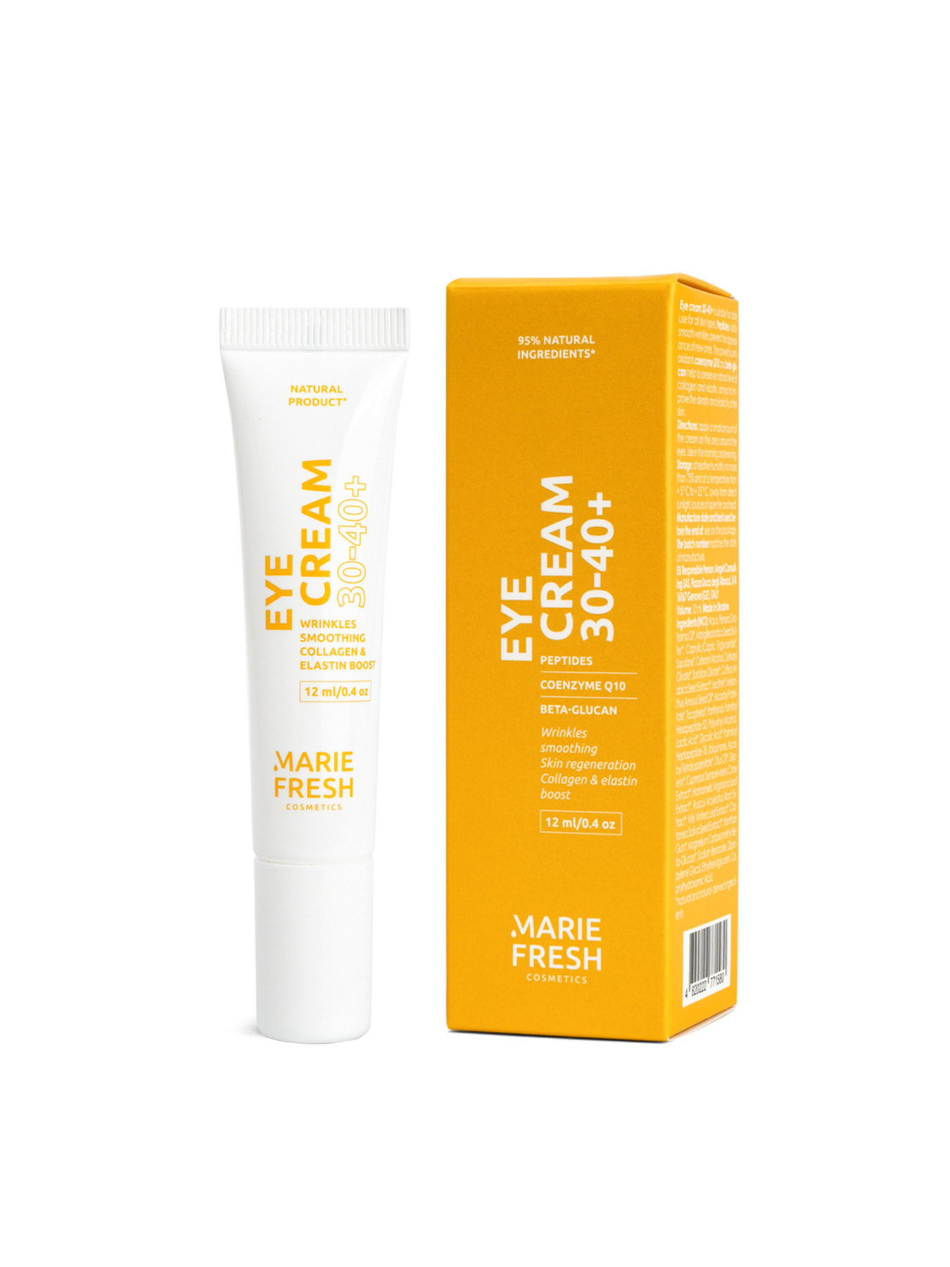 Крем для глаз 30-40+ с пептидами и коэнзимом Q10 против морщин MARIE FRESH Cosmetics модель ec-40-1-12 Фото