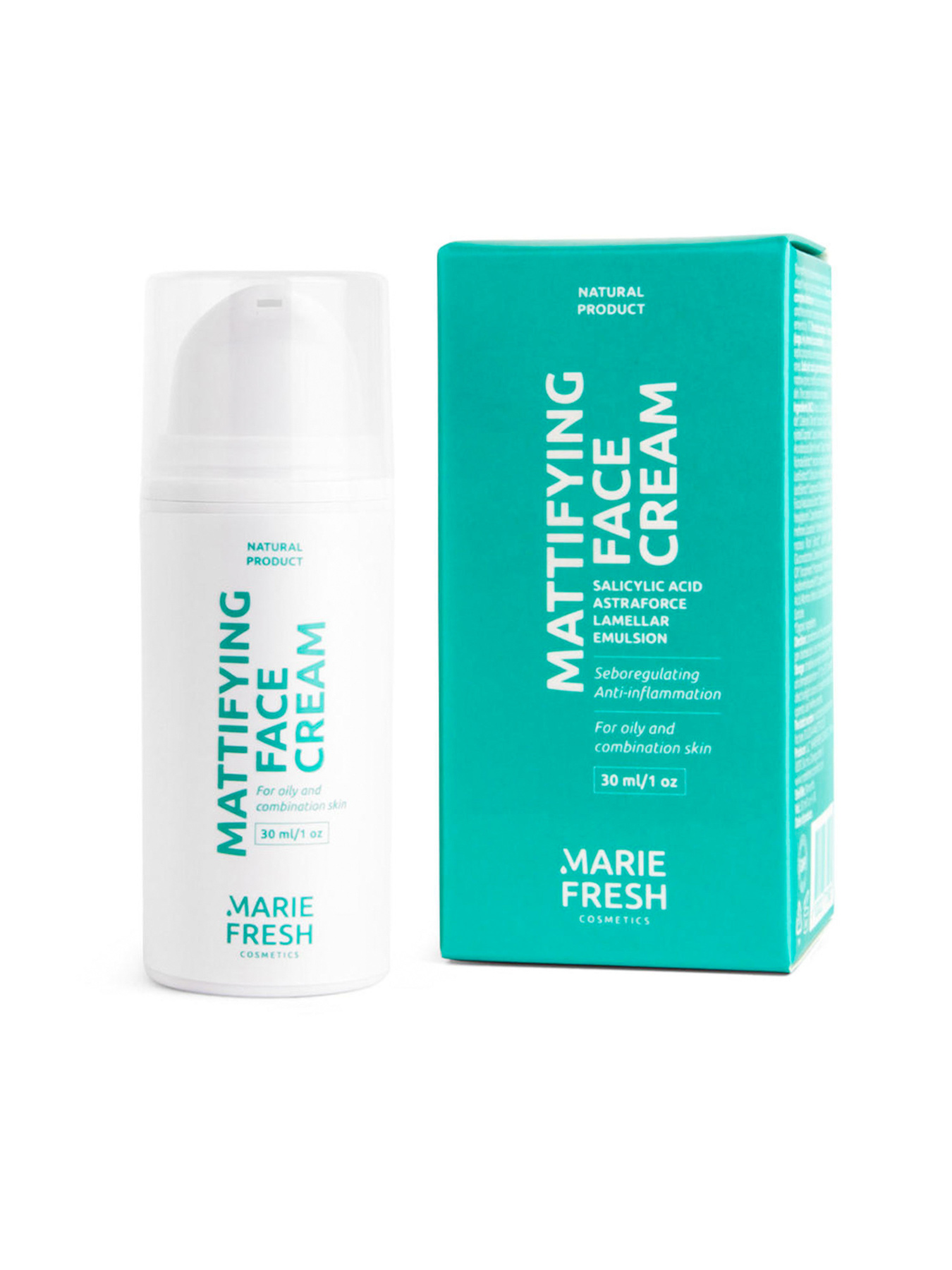 Матирующий крем для лица для жирной и комбинированной кожи MARIE FRESH Cosmetics модель ocfc-2-30 Матирующий крем для лица для жирной и комбинированной кожи MARIE FRESH Cosmetics модель ocfc-2-30 Фото