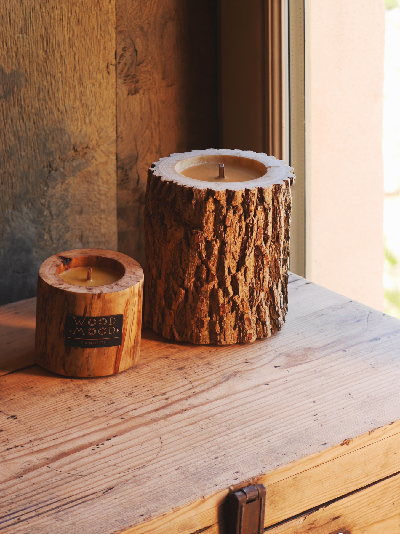 Деревянная интерьерная свеча с неповторимым узором на дереве WOOD MOOD модель 1511100000 Деревянная интерьерная свеча с неповторимым узором на дереве WOOD MOOD модель 1511100000 Фото