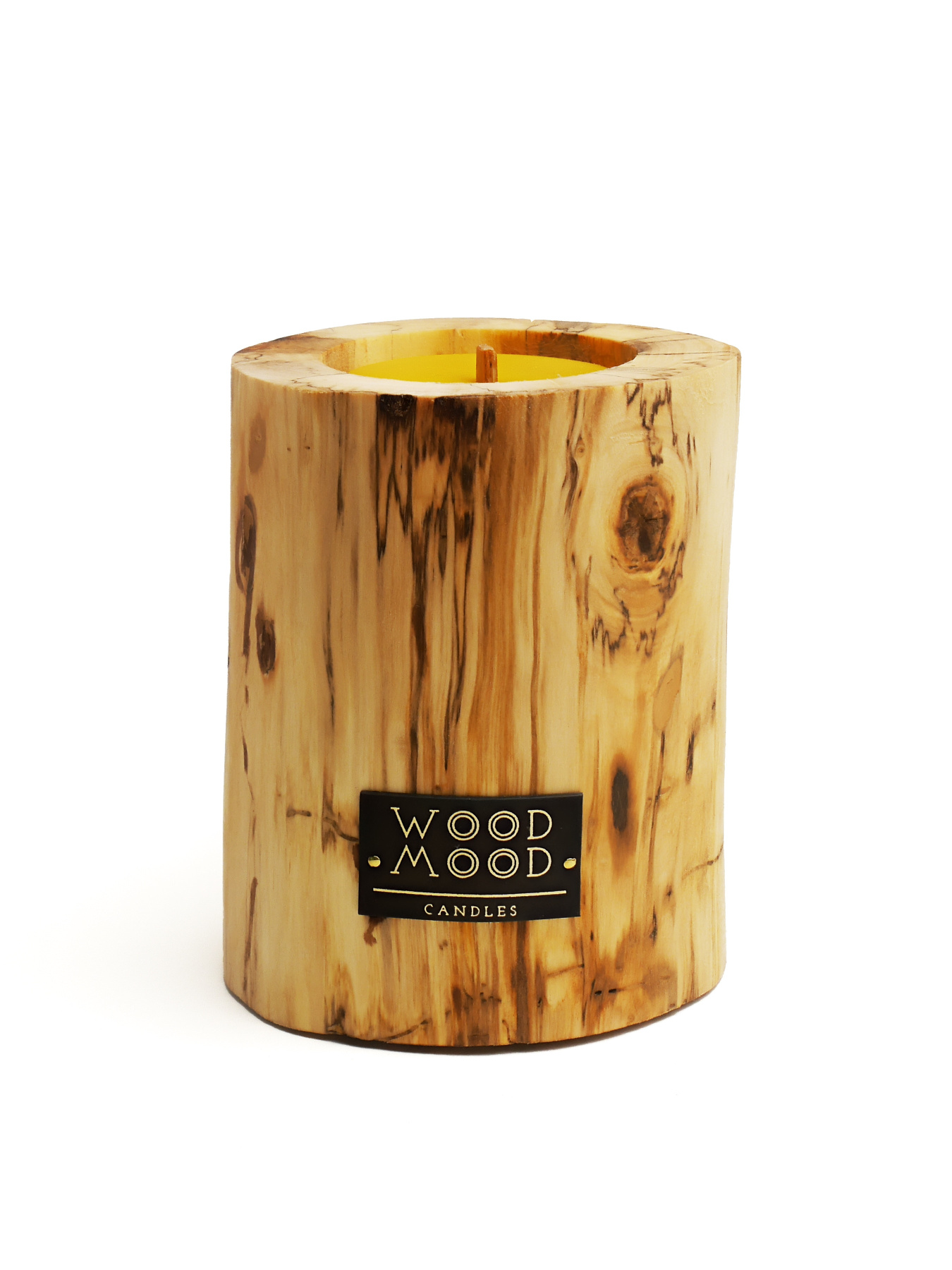 Экзотическая деревянная интерьерная свеча без коры WOOD MOOD модель 1521100000 Экзотическая деревянная интерьерная свеча без коры WOOD MOOD модель 1521100000 Фото